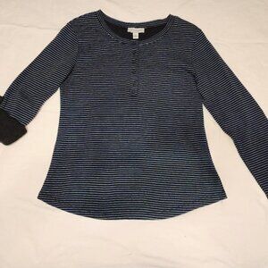 Blue & Black striped comfy lightweight sweater